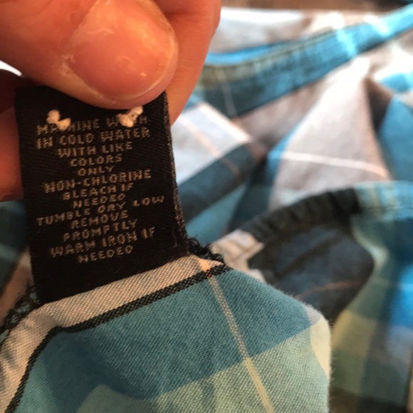 Black Label Slim Fit Men’s Plaid Shirt - Picture 6 of 6